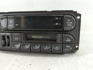 2001-2002 Dodge Caravan Radio AM FM Cd Player Receiver Replacement P/N:P56038931AB Fits Fits 1998 1999 2000 2001 2002 OEM Used Auto Parts