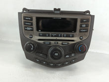 2003-2007 Honda Accord Radio AM FM Cd Player Receiver Replacement P/N:39175-SDA-A120-M2 Fits Fits 2003 2004 2005 2006 2007 OEM Used Auto Parts