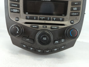 2003-2007 Honda Accord Radio AM FM Cd Player Receiver Replacement P/N:39175-SDA-A120-M2 Fits Fits 2003 2004 2005 2006 2007 OEM Used Auto Parts