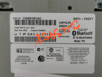 2014 Jeep Cherokee Radio AM FM Cd Player Receiver Replacement P/N:P05091551AC Fits OEM Used Auto Parts - Oemusedautoparts1.com