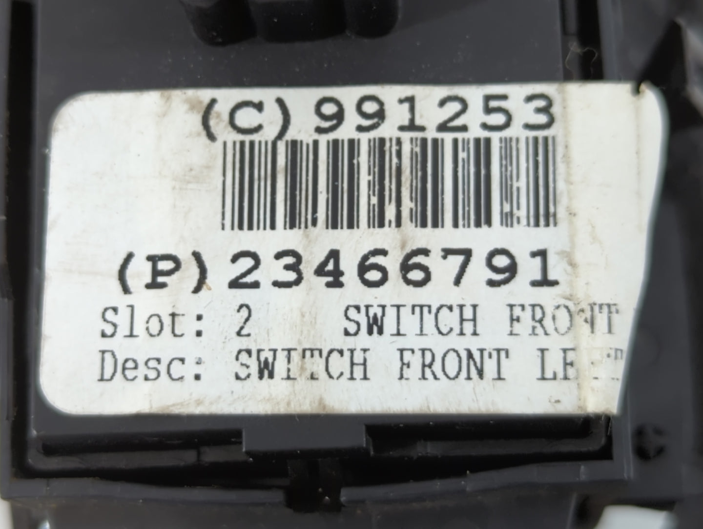 2014-2020 Chevrolet Impala Master Power Window Switch Replacement Driver Side Left P/N:23466791 991253 Fits OEM Used Auto Parts - Oemusedautoparts1.com