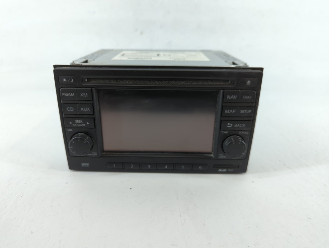 2012-2014 Nissan Juke Radio AM FM Cd Player Receiver Replacement P/N:259151JU0B 7 612 051 460 Fits Fits 2012 2013 2014 OEM Used Auto Parts