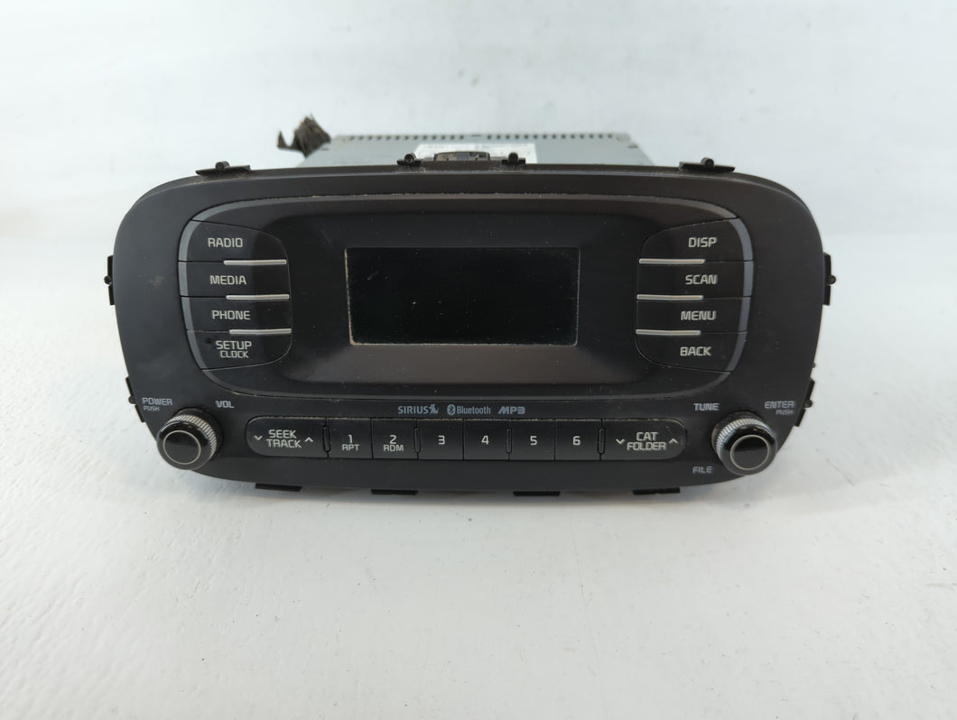 2014-2016 Kia Soul Radio AM FM Cd Player Receiver Replacement P/N:86170-B2090CA Fits Fits 2014 2015 2016 OEM Used Auto Parts