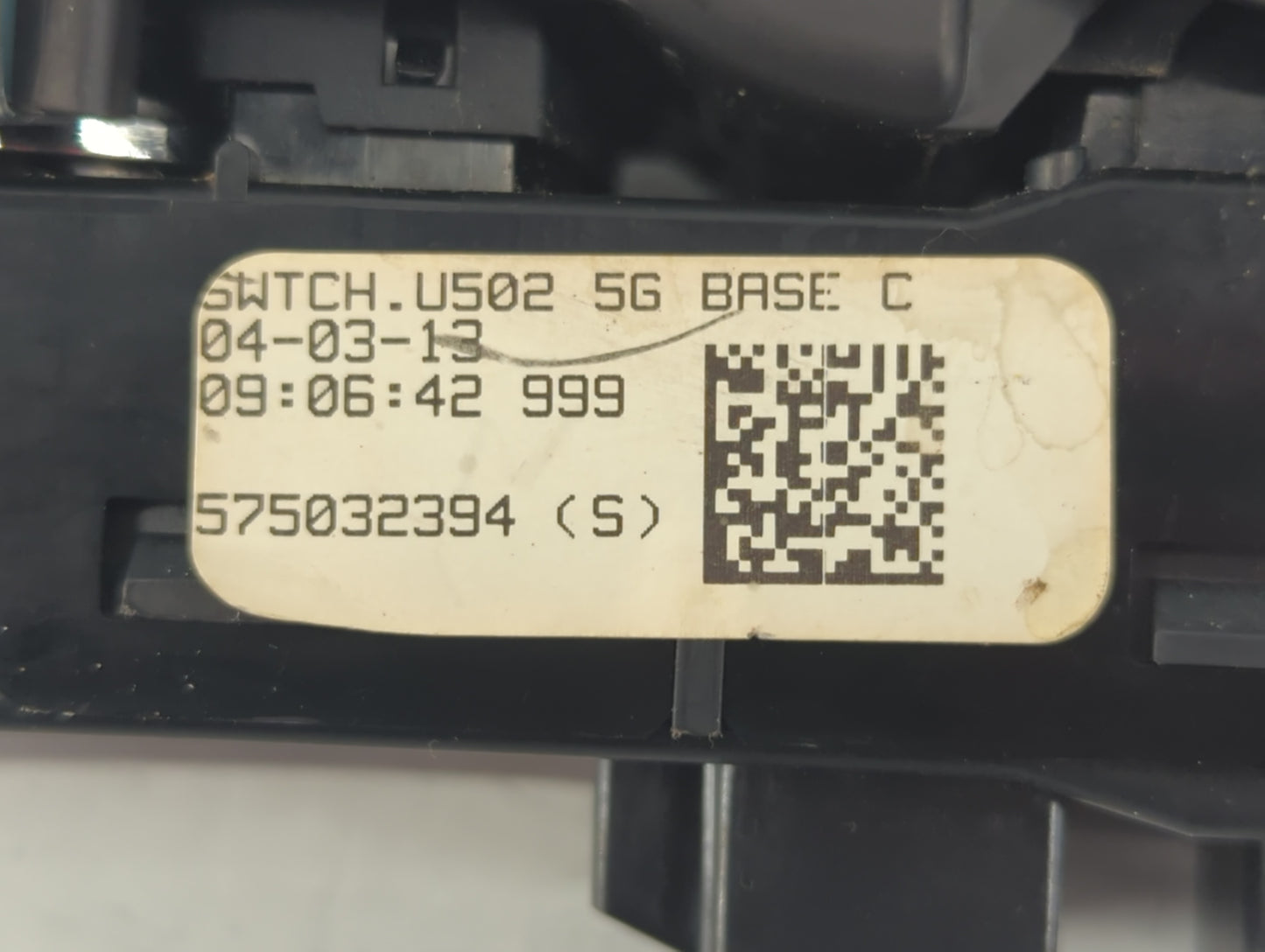 2013 Ford Taurus Master Power Window Switch Replacement Driver Side Left P/N:575032394 DG13-14B133-AF3JA6 Fits OEM Used Auto Parts - Oemusedautoparts1.com