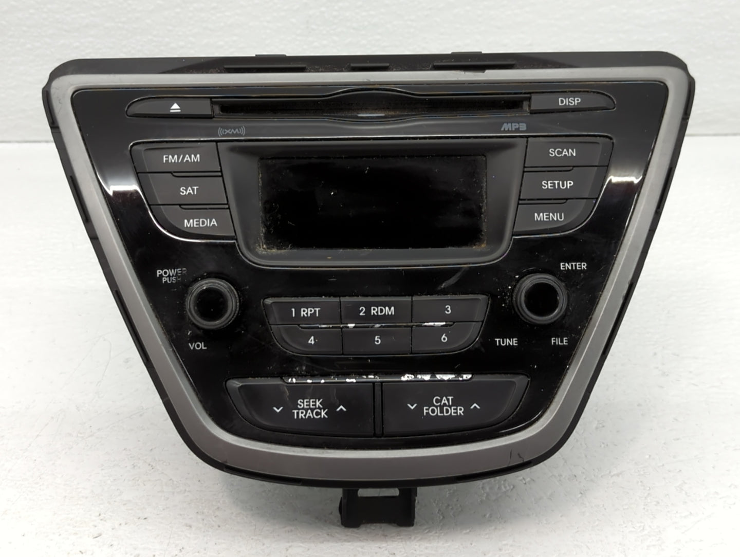 2014-2016 Hyundai Elantra Radio AM FM Cd Player Receiver Replacement P/N:96170-3X156GU Fits Fits 2014 2015 2016 OEM Used Auto Parts - Oemusedautoparts1.com