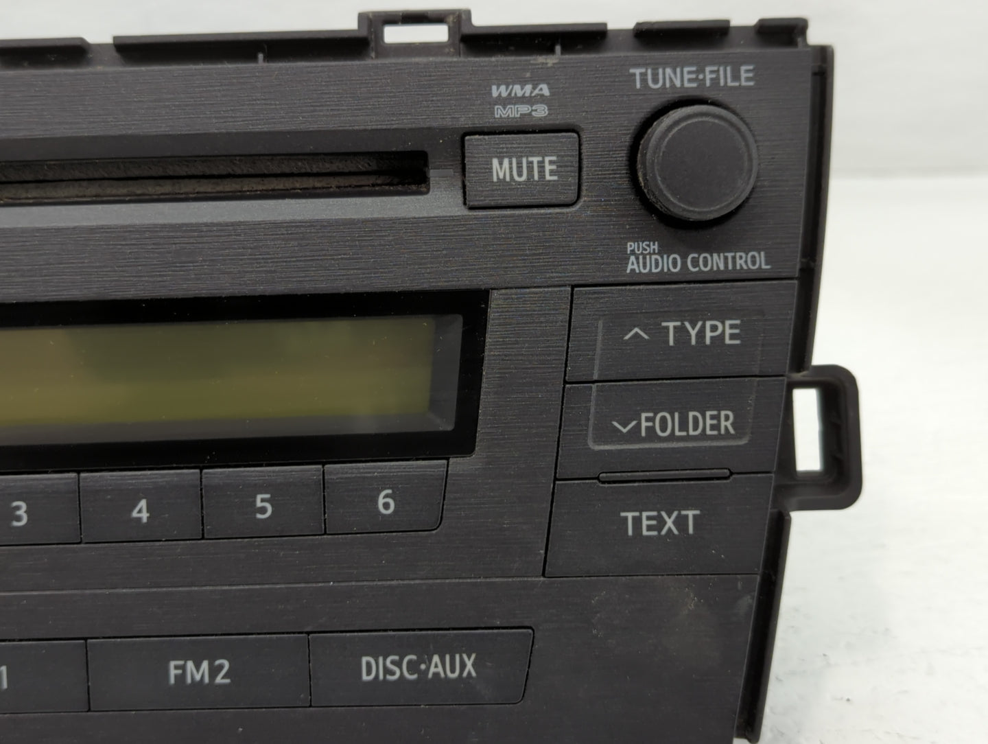 2010-2011 Toyota Prius Radio AM FM Cd Player Receiver Replacement P/N:86120-47290 Fits Fits 2010 2011 OEM Used Auto Parts - Oemusedautoparts1.com