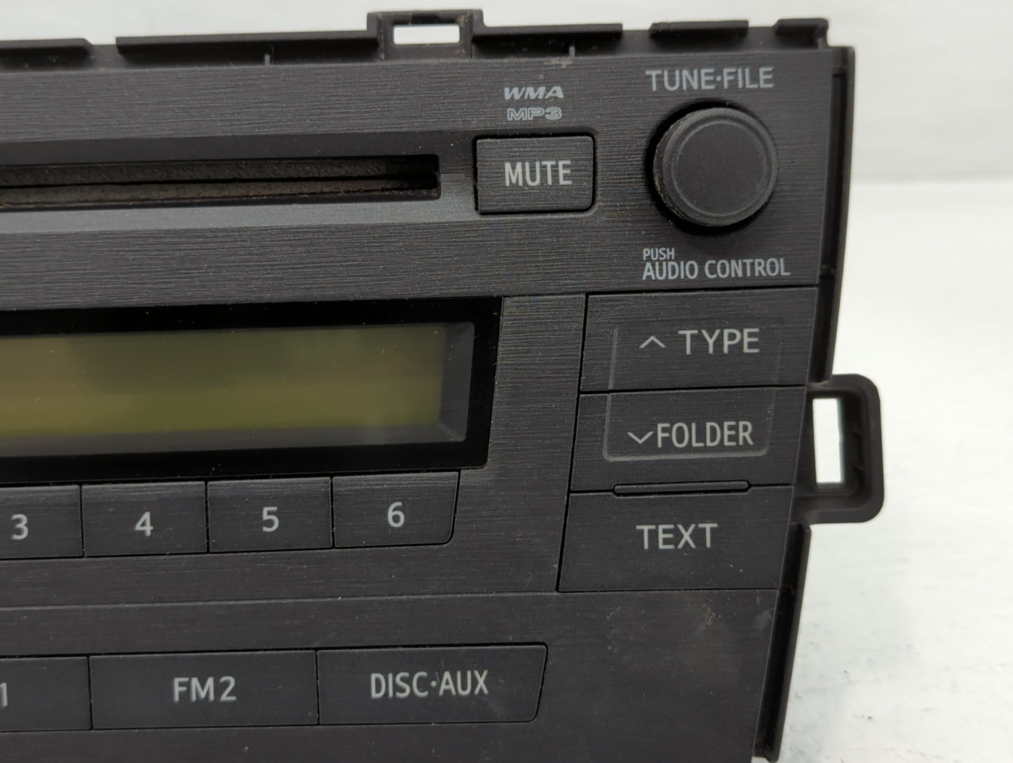 2010-2011 Toyota Prius Radio AM FM Cd Player Receiver Replacement P/N:86120-47290 Fits Fits 2010 2011 OEM Used Auto Parts - Oemusedautoparts1.com