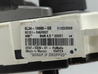 2009 Ford F-150 Climate Control Module Temperature AC/Heater Replacement P/N:9L34-19980-GB Fits OEM Used Auto Parts - Oemusedautoparts1.com