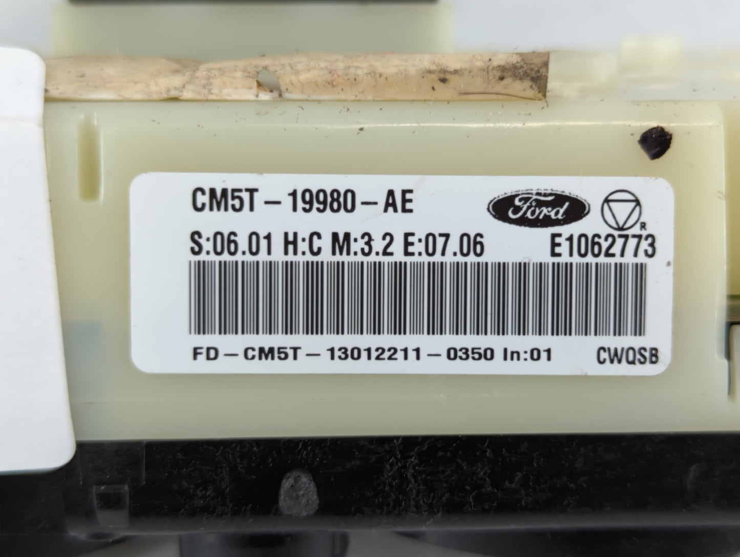 2013-2014 Ford Focus Climate Control Module Temperature AC/Heater Replacement P/N:CM5T-19980-AE Fits Fits 2013 2014 OEM Used Auto Parts - Oemusedautoparts1.com