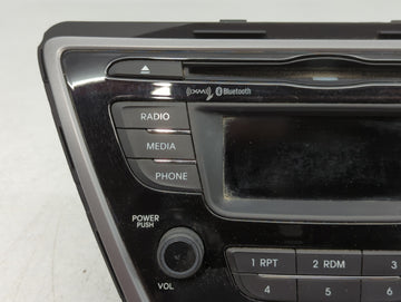 2013 Hyundai Elantra Radio AM FM Cd Player Receiver Replacement P/N:96170-3X165RA5 Fits OEM Used Auto Parts