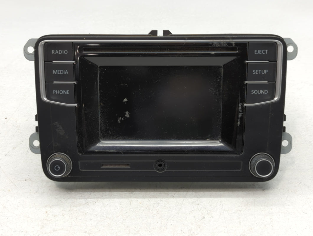 2010-2017 Volkswagen Jetta Radio AM FM Cd Player Receiver Replacement P/N:561 035 150 A Fits OEM Used Auto Parts