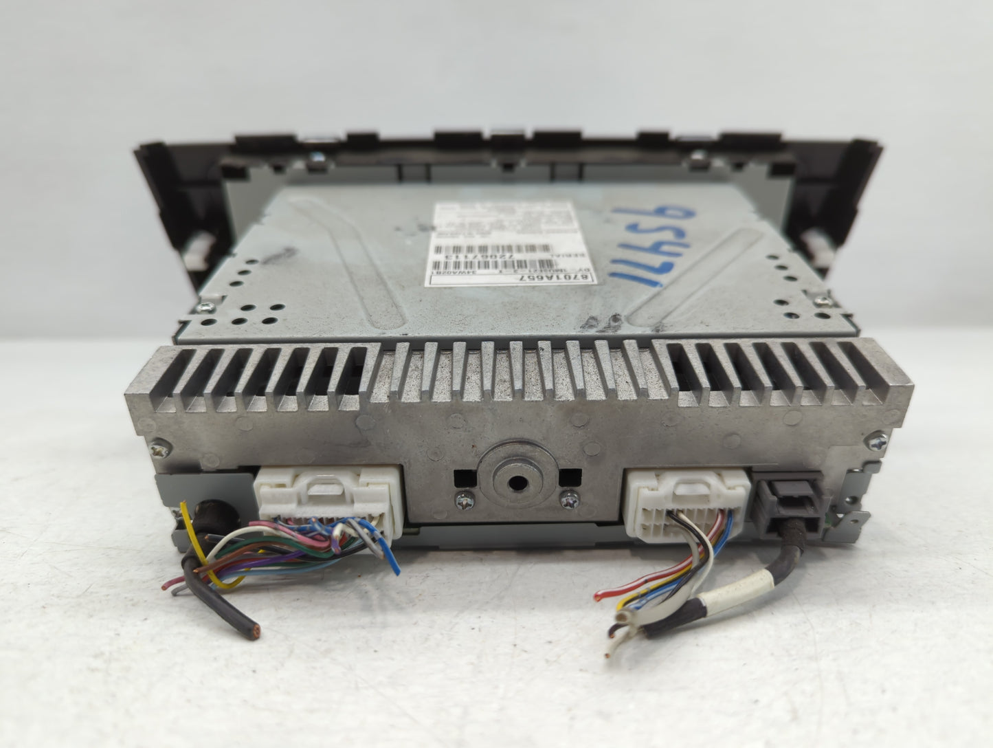 2017 Mitsubishi Mirage Radio AM FM Cd Player Receiver Replacement P/N:8701A657 Fits OEM Used Auto Parts - Oemusedautoparts1.com