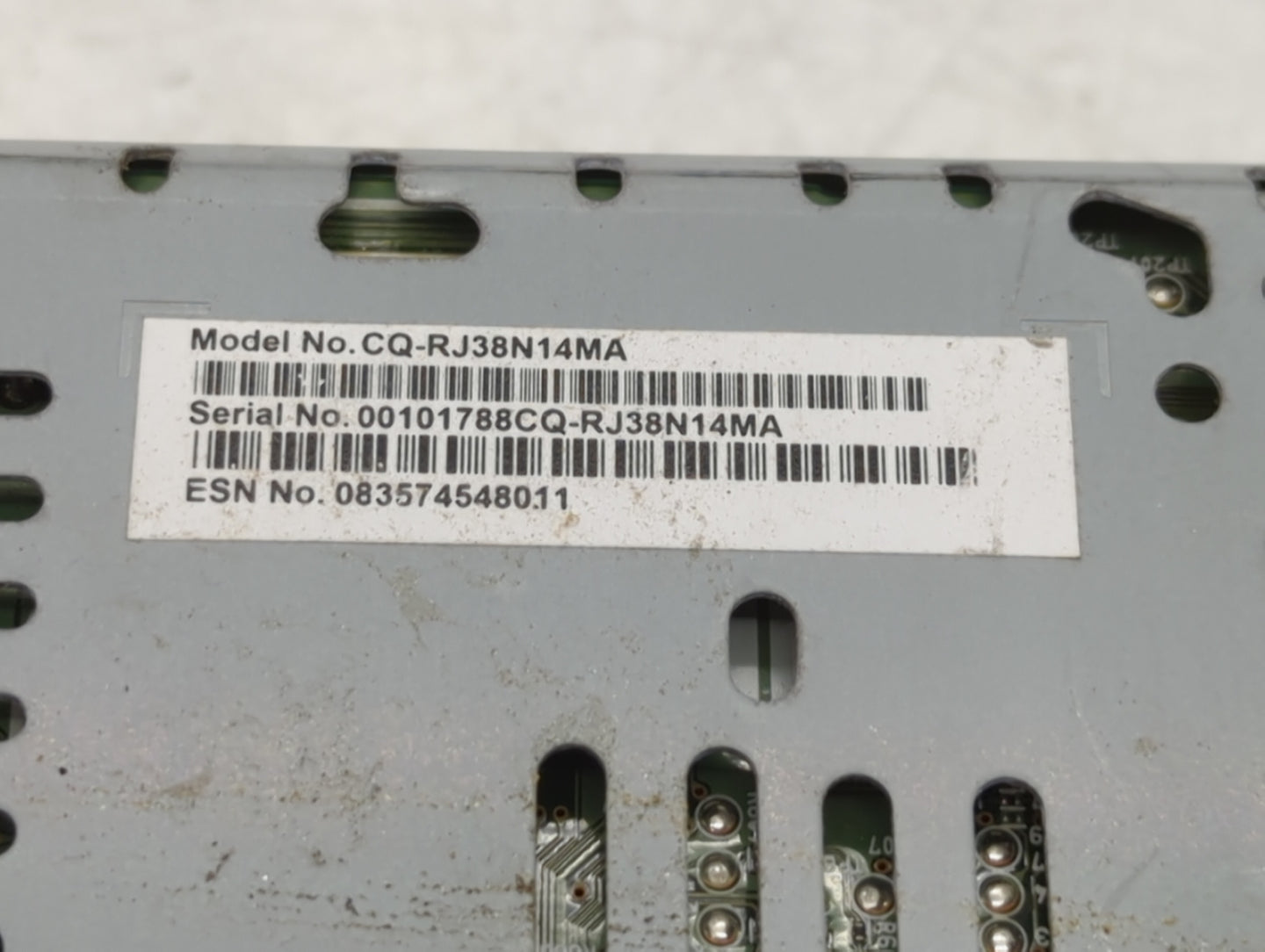 2019 Ford Edge Radio AM FM Cd Player Receiver Replacement P/N:RJ38N14MA Fits OEM Used Auto Parts - Oemusedautoparts1.com