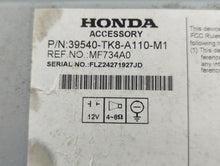 2014-2017 Honda Odyssey Radio AM FM Cd Player Receiver Replacement P/N:39540-TK8-A110-M1 Fits Fits 2014 2015 2016 2017 OEM Used Auto Parts