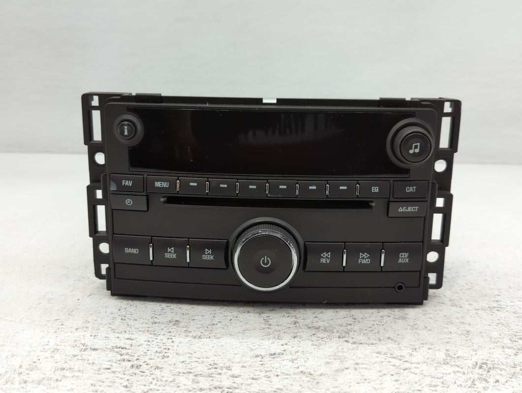 2009-2010 Pontiac G6 Radio AM FM Cd Player Receiver Replacement P/N:20795763 Fits Fits 2009 2010 OEM Used Auto Parts