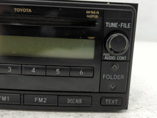 2006-2008 Toyota Yaris Radio AM FM Cd Player Receiver Replacement P/N:86120-52490 Fits Fits 2006 2007 2008 OEM Used Auto Parts