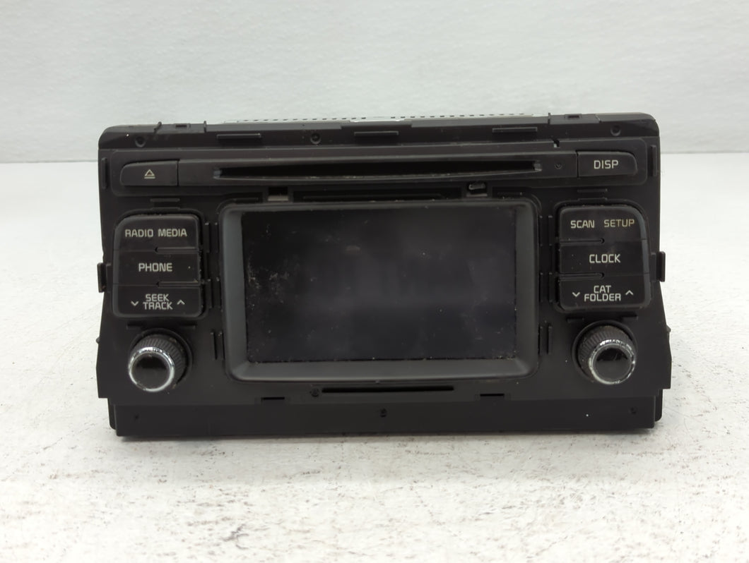 2016-2018 Kia Optima Radio AM FM Cd Player Receiver Replacement P/N:96180-D5100WK Fits Fits 2016 2017 2018 OEM Used Auto Parts