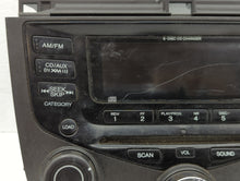 2003-2007 Honda Accord Radio AM FM Cd Player Receiver Replacement P/N:39175-SDA-A120-M2 Fits Fits 2003 2004 2005 2006 2007 OEM Used Auto Parts