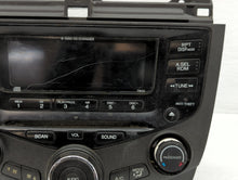 2003-2007 Honda Accord Radio AM FM Cd Player Receiver Replacement P/N:39175-SDA-A120-M2 Fits Fits 2003 2004 2005 2006 2007 OEM Used Auto Parts