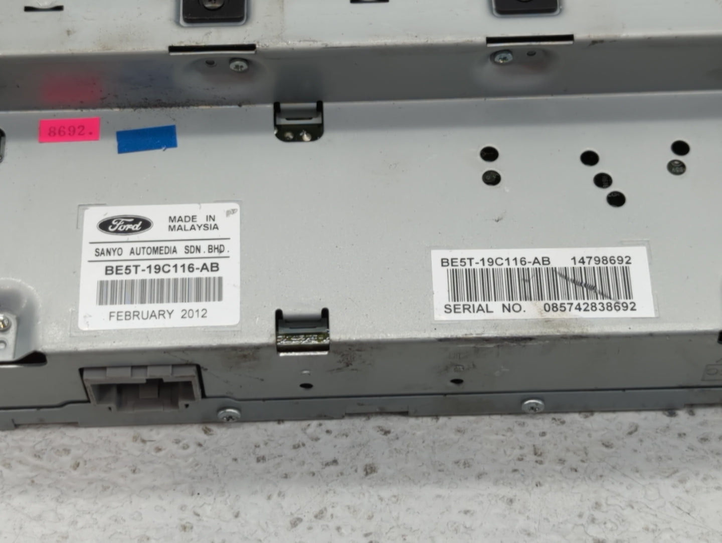 2010-2012 Ford Fusion Information Display Screen - Oemusedautoparts1.com