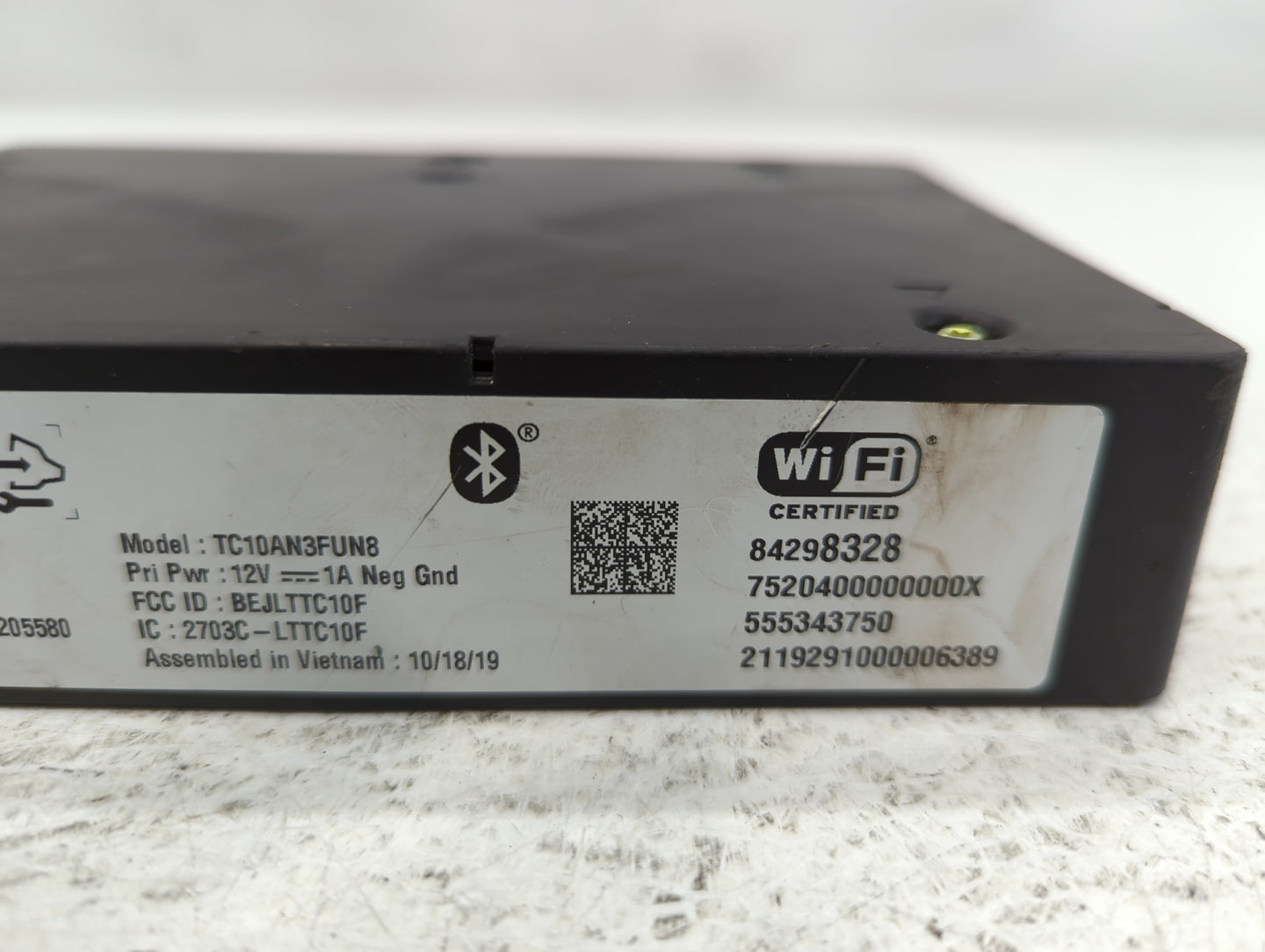 2017-2021 Buick Encore Radio AM FM Cd Player Receiver Replacement P/N:84298328 Fits Fits 2017 2018 2019 2020 2021 OEM Used Auto Parts - Oemusedautoparts1.com