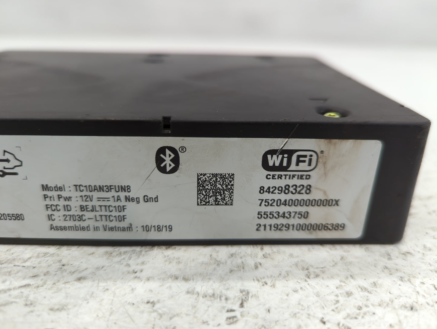 2017-2021 Buick Encore Radio AM FM Cd Player Receiver Replacement P/N:84298328 Fits Fits 2017 2018 2019 2020 2021 OEM Used Auto Parts - Oemusedautoparts1.com