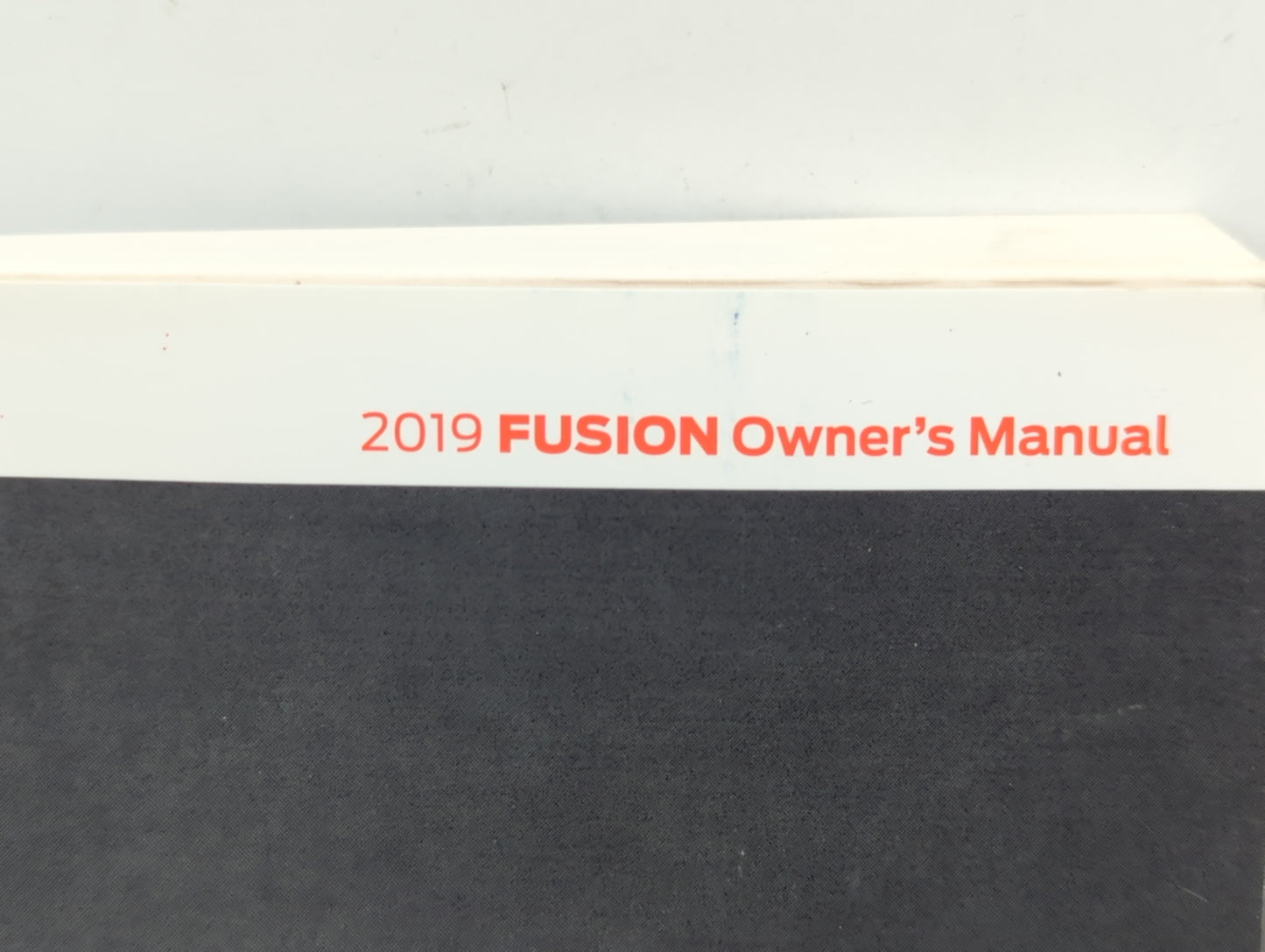 2019 Ford Fusion Owners Manual Book Guide P/N:KE5J 19A321 AA OEM Used Auto Parts - Oemusedautoparts1.com