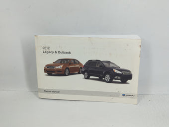 compare product 2012 Subaru Legacy Owners Manual Book Guide P/N:A2420BE-A OEM Used Auto Parts