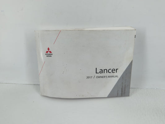 2017 Mitsubishi Lancer Owners Manual Book Guide P/N:9290H350 OEM Used Auto Parts - Oemusedautoparts1.com