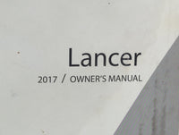 2017 Mitsubishi Lancer Owners Manual Book Guide P/N:9290H350 OEM Used Auto Parts - Oemusedautoparts1.com