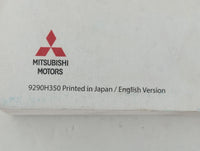 2017 Mitsubishi Lancer Owners Manual Book Guide P/N:9290H350 OEM Used Auto Parts - Oemusedautoparts1.com
