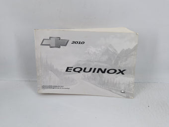 compare product 2010 Chevrolet Equinox Owners Manual Book Guide P/N:25798562 B OEM Used Auto Parts