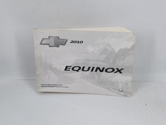 2010 Chevrolet Equinox Owners Manual Book Guide P/N:25798562 B OEM Used Auto Parts - Oemusedautoparts1.com