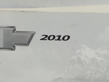 2010 Chevrolet Equinox Owners Manual Book Guide P/N:25798562 B OEM Used Auto Parts
