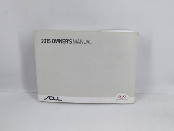 2015 Kia Soul Owners Manual Book Guide P/N:FB2O-EU48E OEM Used Auto Parts - Oemusedautoparts1.com