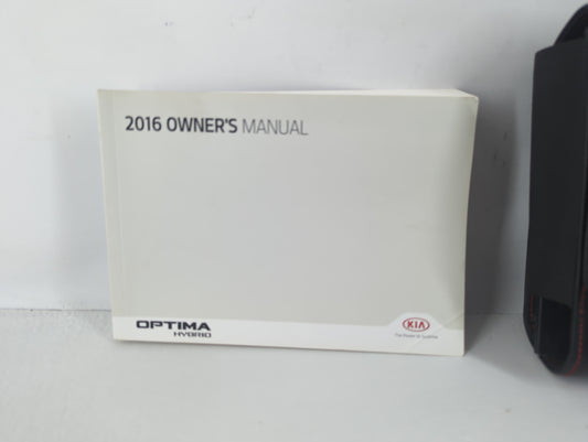 2016 Kia Optima Owners Manual Book Guide P/N:G4UO-EU54A OEM Used Auto Parts