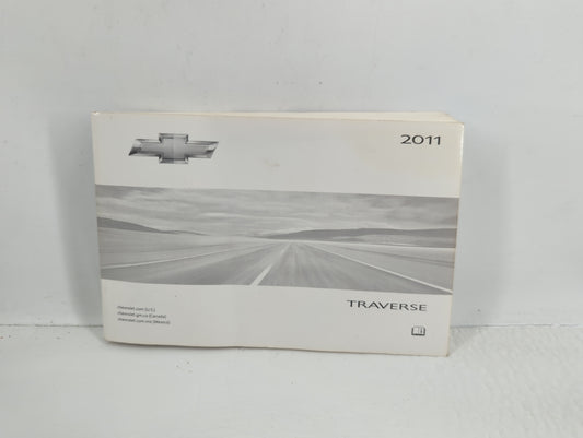 2011 Chevrolet Traverse Owners Manual Book Guide P/N:20759682 A OEM Used Auto Parts - Oemusedautoparts1.com