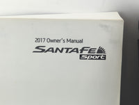 2017 Hyundai Santa Fe Owners Manual Book Guide P/N:H2W0-EU62B OEM Used Auto Parts - Oemusedautoparts1.com