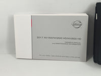 2017 Nissan Nv1500 Owners Manual Book Guide P/N:OM17EA 0F80U1 OEM Used Auto Parts - Oemusedautoparts1.com