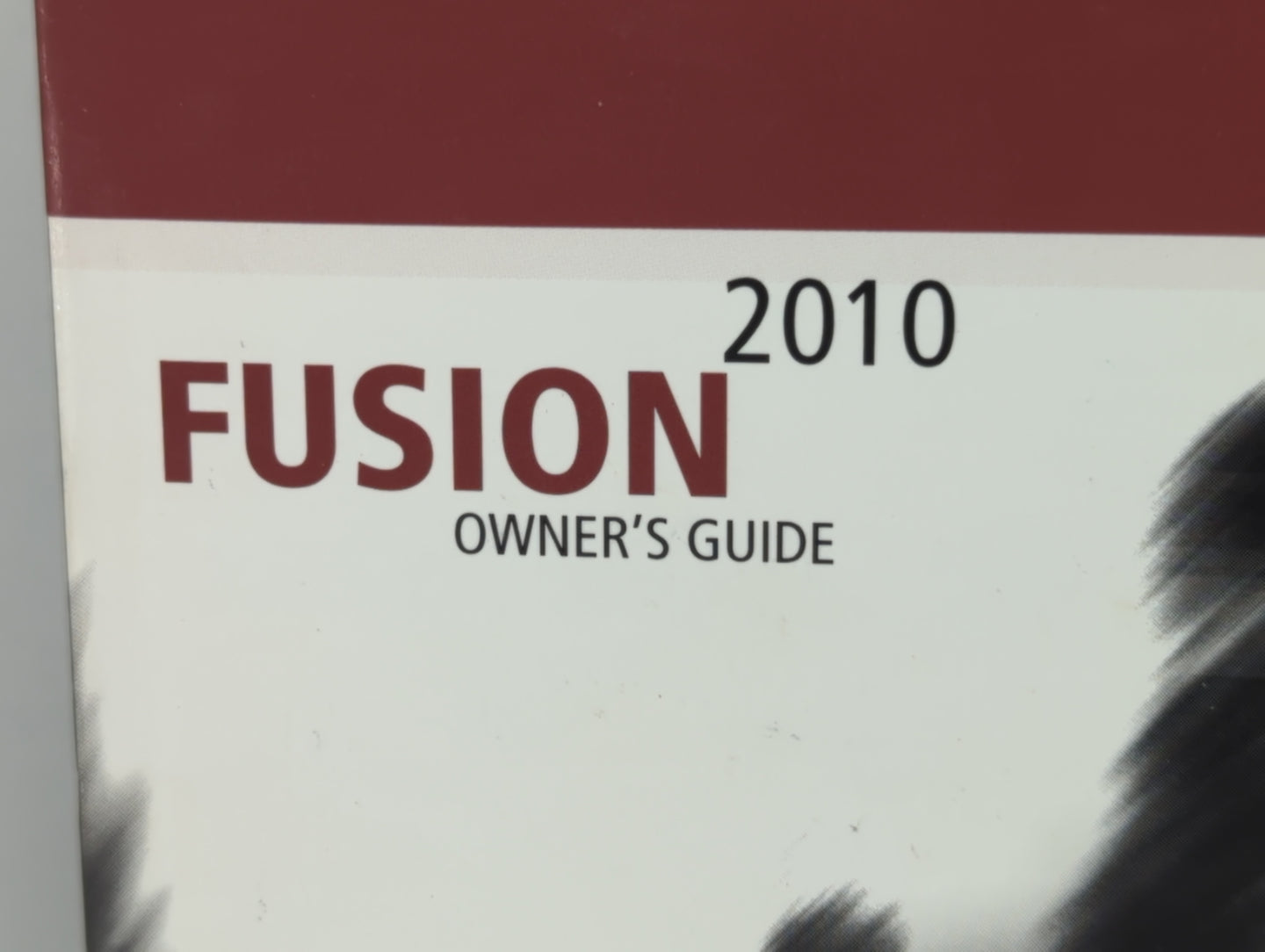 2010 Ford Fusion Owners Manual Book Guide P/N:AE5J 19A321 AB OEM Used Auto Parts - Oemusedautoparts1.com