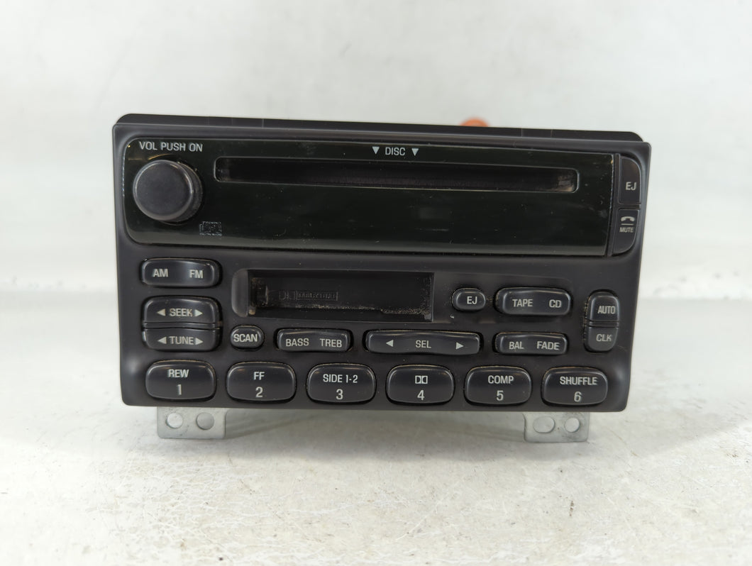 2001-2004 Ford Mustang Radio AM FM Cd Player Receiver Replacement P/N:1L2F-18C868-BB Fits Fits 2001 2002 2003 2004 2005 OEM Used Auto Parts