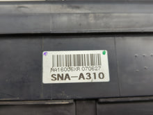 2008-2011 Honda Civic Fusebox Fuse Box Panel Relay Module P/N:NA160U6XR 070627 SNA-A310 Fits Fits 2008 2009 2010 2011 OEM Used Auto Parts