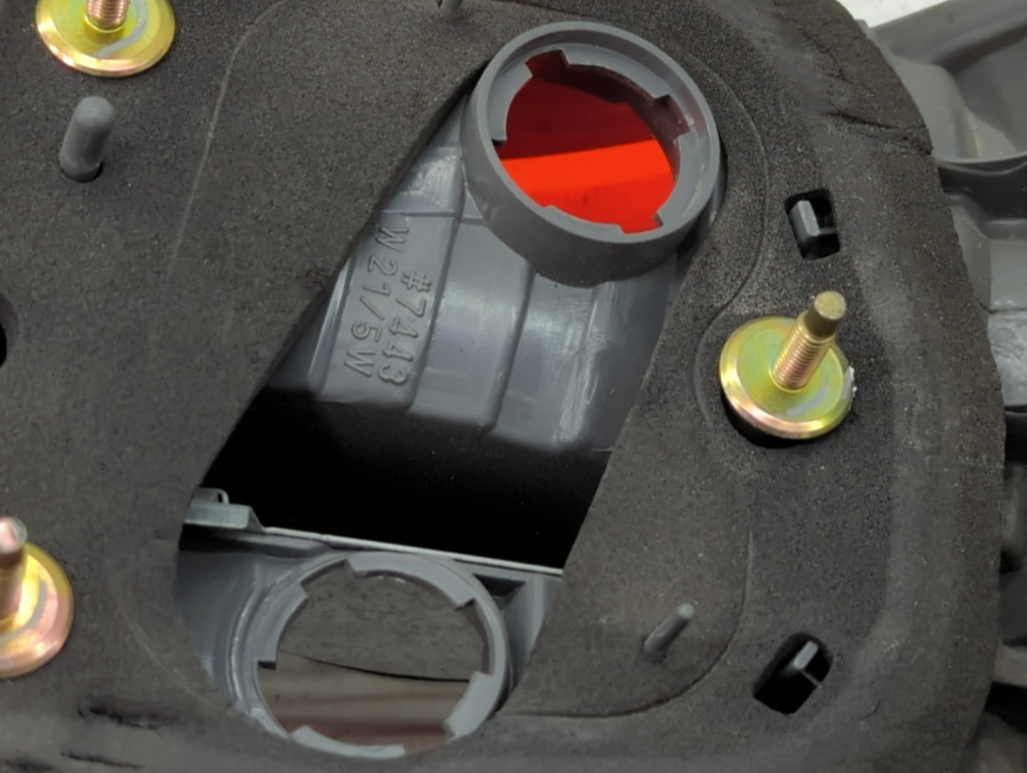 2003-2004 Honda Accord Tail Light Assembly Passenger Right OEM P/N:W21/5W 7443 Fits Fits 2003 2004 OEM Used Auto Parts - Oemusedautoparts1.com