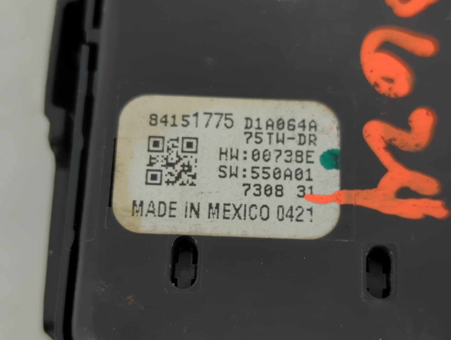 2022 Honda Civic Master Power Window Switch Replacement Driver Side Left P/N:84151775 Fits OEM Used Auto Parts - Oemusedautoparts1.com