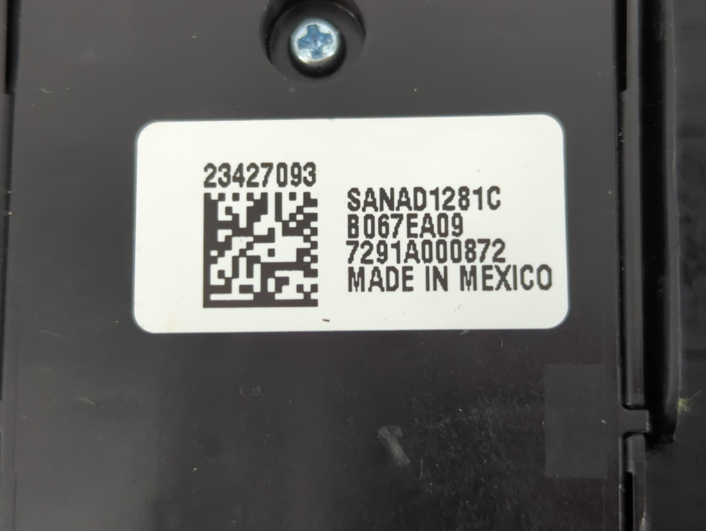 2015-2020 Chevrolet Tahoe Master Power Window Switch Replacement Driver Side Left P/N:B067EA09 SANAD1281C Fits OEM Used Auto Parts - Oemusedautoparts1.com