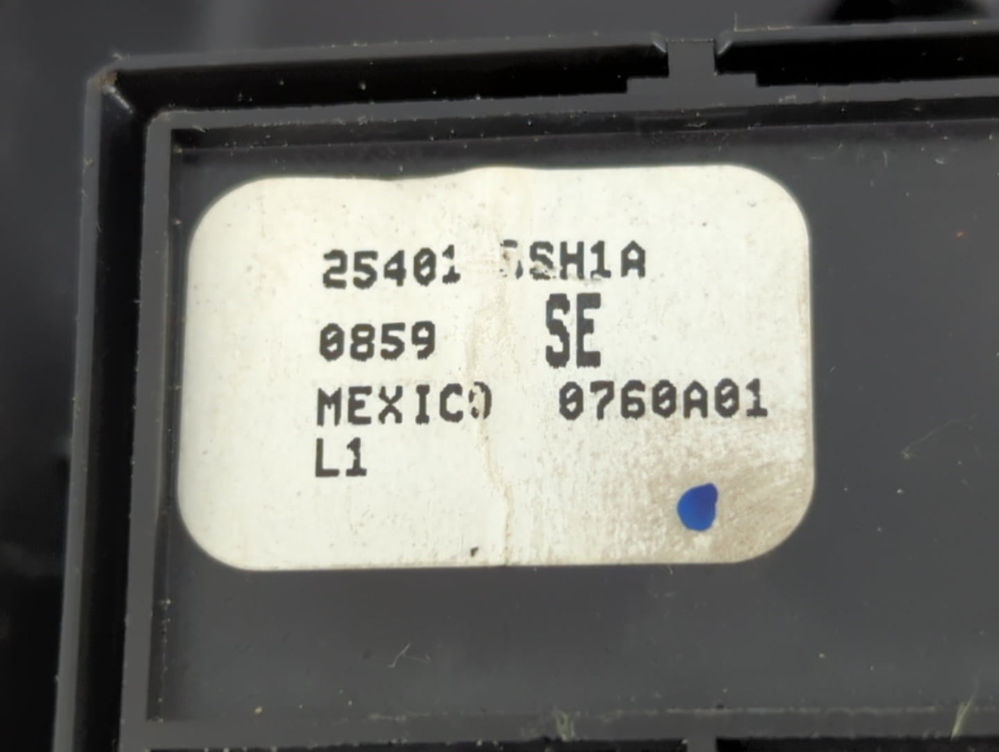 2013-2019 Nissan Sentra Master Power Window Switch Replacement Driver Side Left P/N:25401 9SH1A Fits OEM Used Auto Parts - Oemusedautoparts1.com