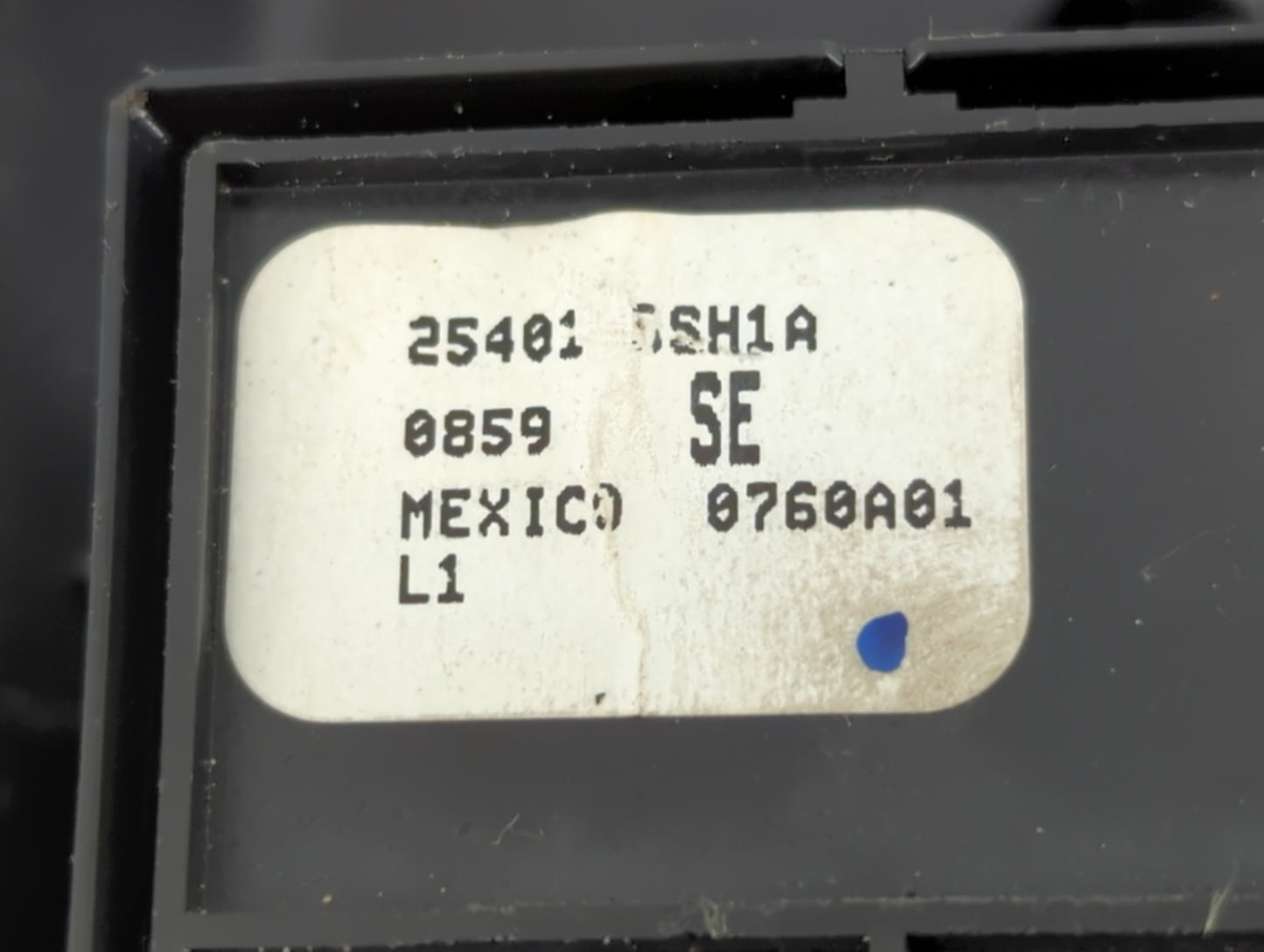 2013-2019 Nissan Sentra Master Power Window Switch Replacement Driver Side Left P/N:25401 9SH1A Fits OEM Used Auto Parts - Oemusedautoparts1.com