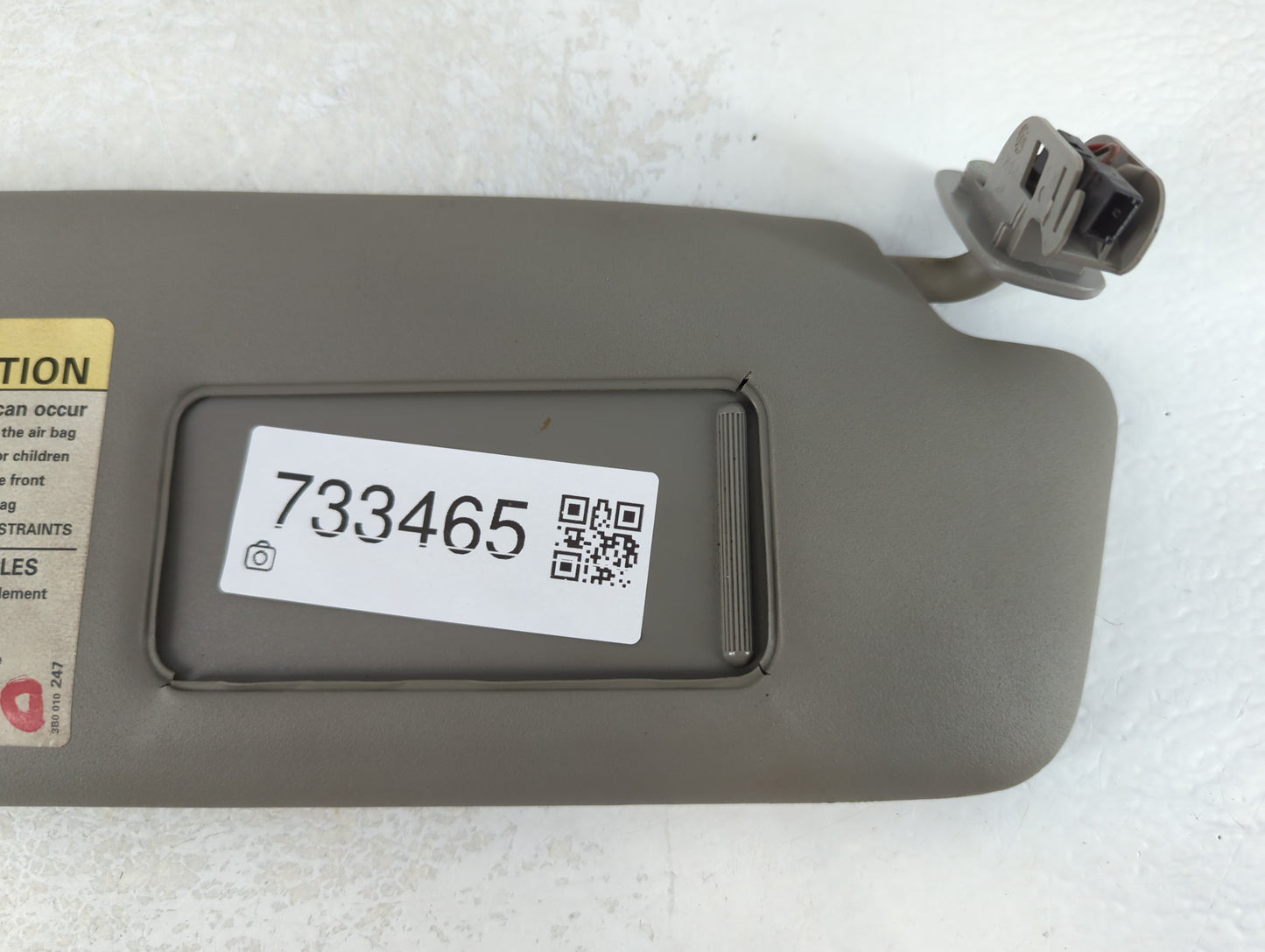 2002-2008 Audi A4 Sun Visor Shade Replacement Passenger Right Mirror Fits Fits 2002 2003 2004 2005 2006 2007 2008 OEM Used Auto Parts - Oemusedautoparts1.com