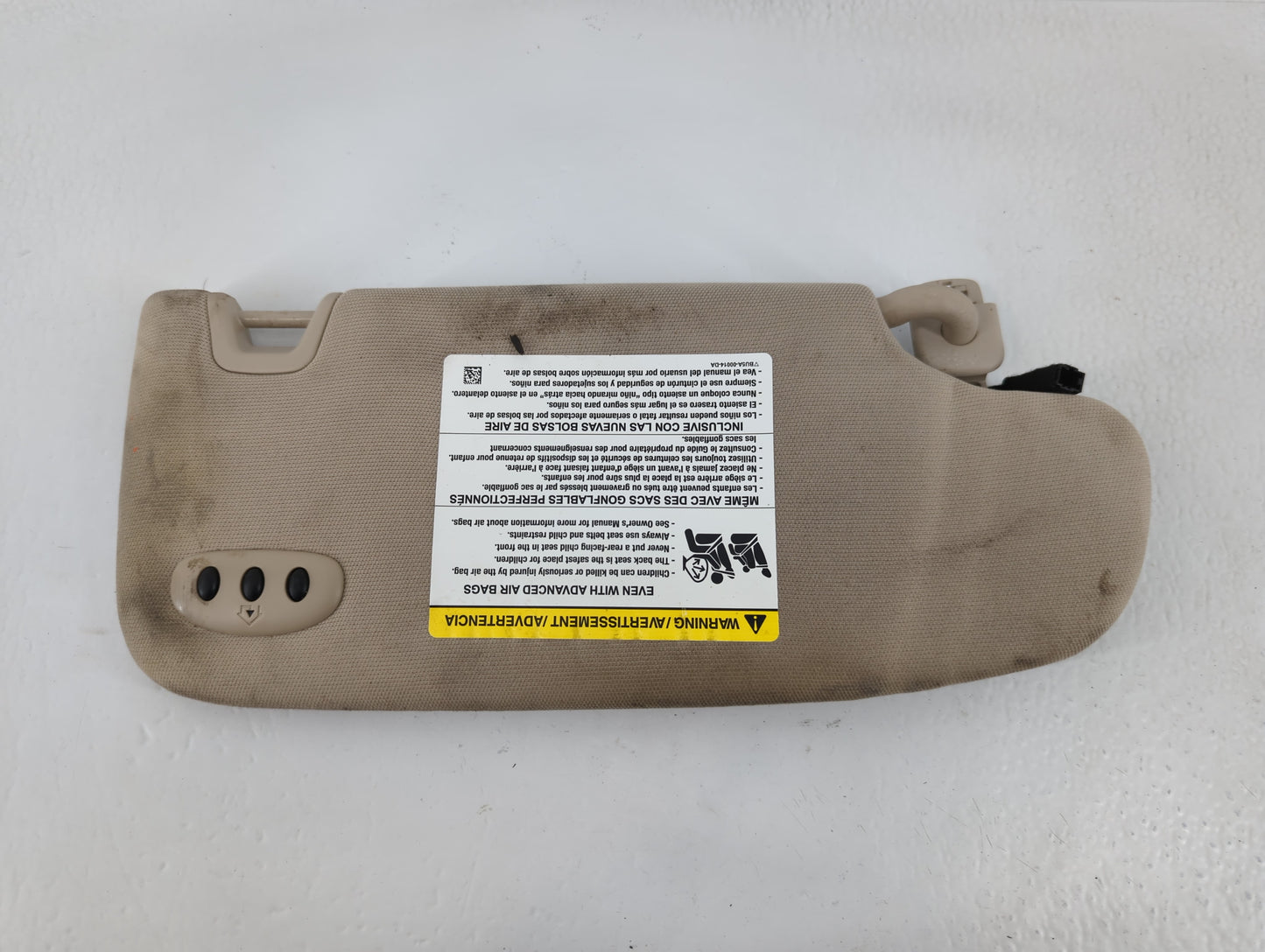 2015-2017 Lincoln Mkz Sun Visor Shade Replacement Driver Left Mirror Fits Fits 2015 2016 2017 OEM Used Auto Parts - Oemusedautoparts1.com