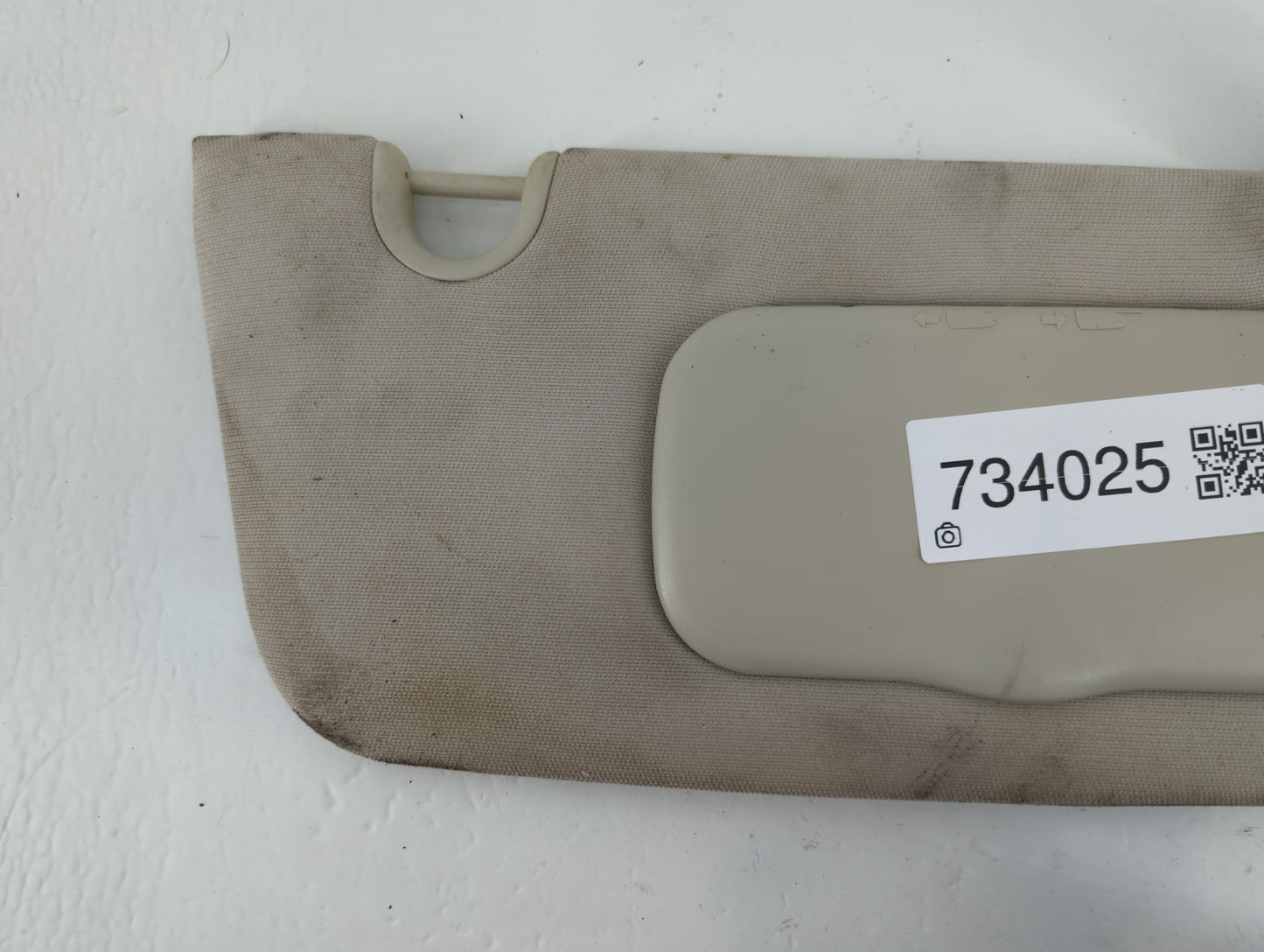 2017 Jeep Compass Sun Visor Shade Replacement Passenger Right Mirror Fits OEM Used Auto Parts - Oemusedautoparts1.com